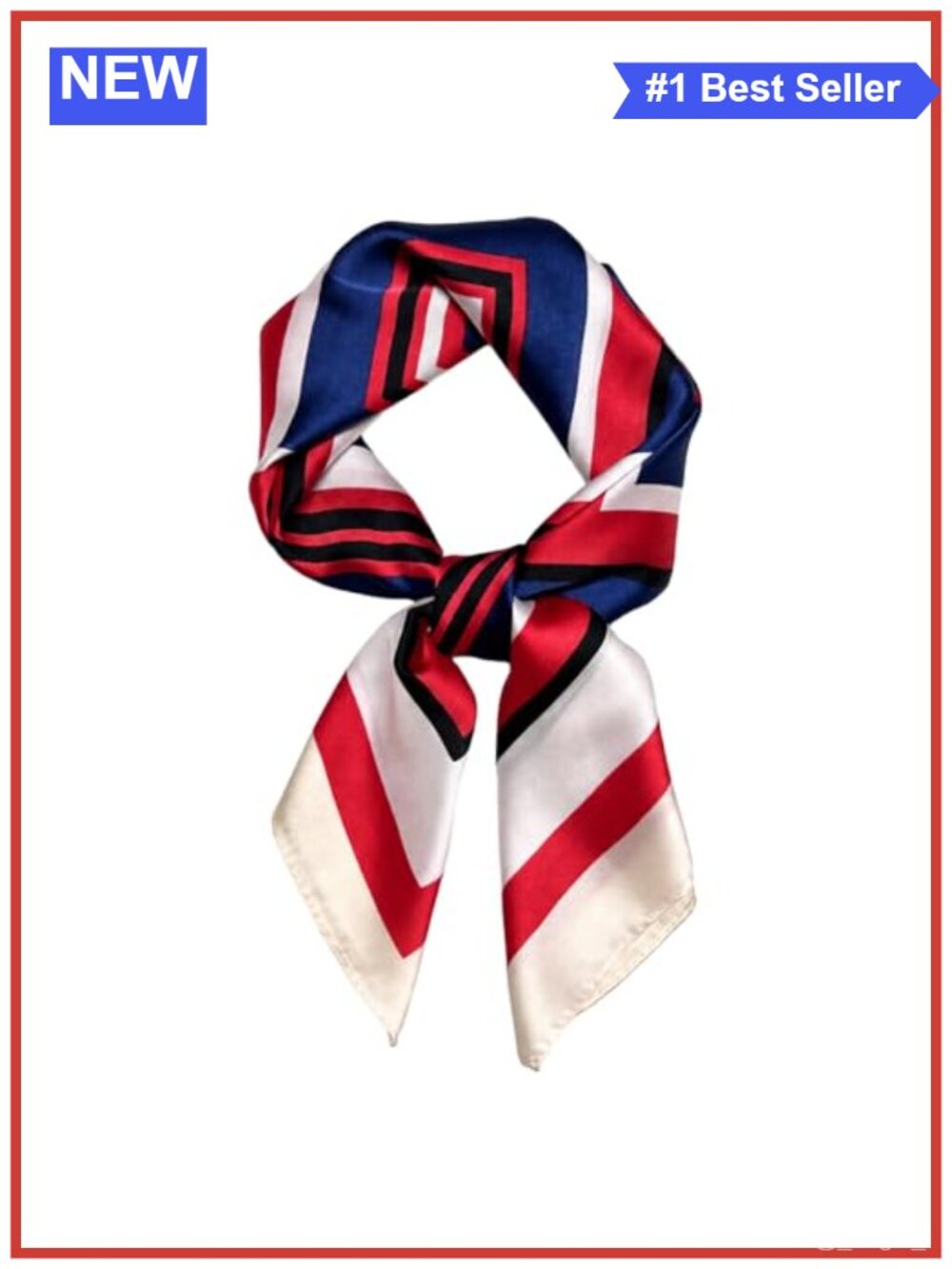 Satin Square Scarf 27.5" Hair Wrap Neck Scarf Headband Bag Accessory